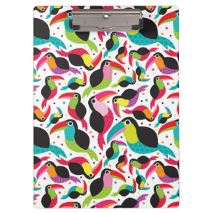 exotic brazil toucan bird background clipboard