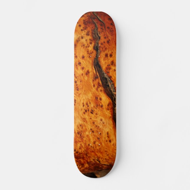 EXOTIC BURLWOOD IMAGE SKATEBOARD (Front)