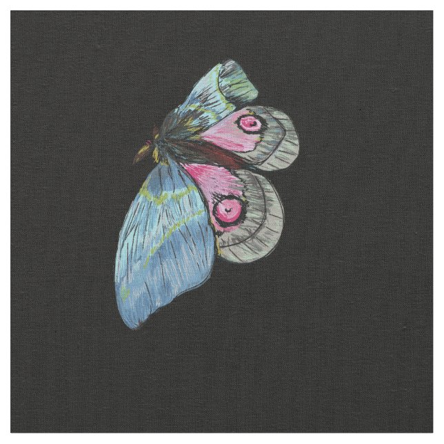 Exotic butterfly fabric (Close Up)