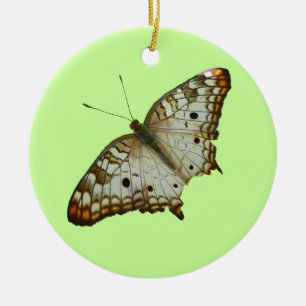 Exotic Butterfly from St. Lucia Ceramic Tree Decoration