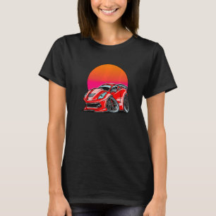Exotic Car Turbo Sports Sunset Car T-Shirt