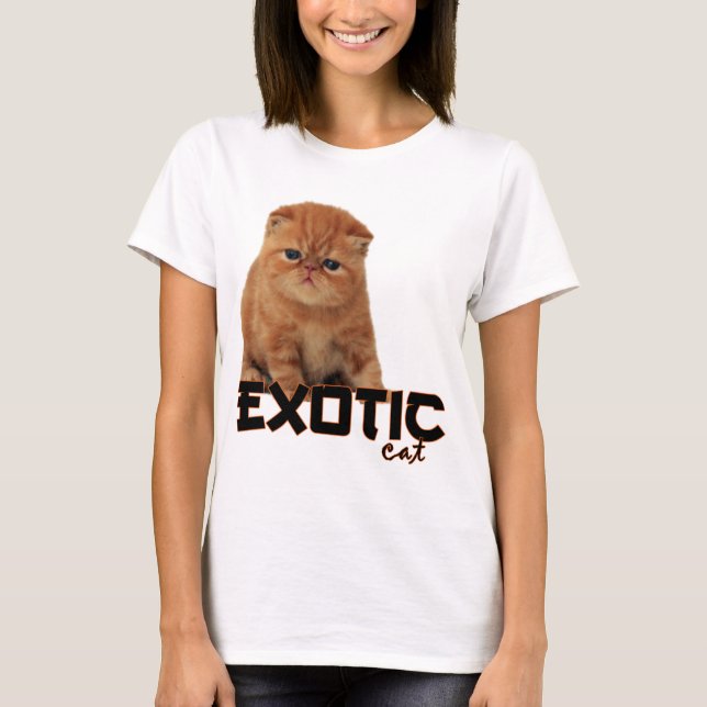 exotic cat breeds T-Shirt (Front)