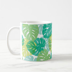 Exotic Cheese Plant: Tropical Monstera Coffee Mug