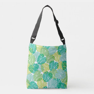 Exotic Cheese Plant: Tropical Monstera Crossbody Bag