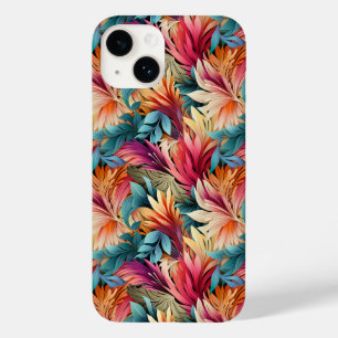 Exotic colourful summer leaves Case-Mate iPhone 14 case