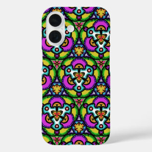 Exotic Colouring Book Mandala Bold Colourful iPhone 16 Case