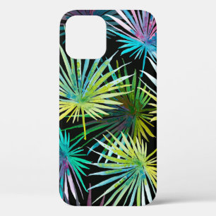 Exotic decorative seamless watercolor pattern with iPhone 12 case