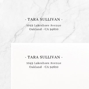 Exotic Elegance . Minimal Typography 07. Self-inking Stamp