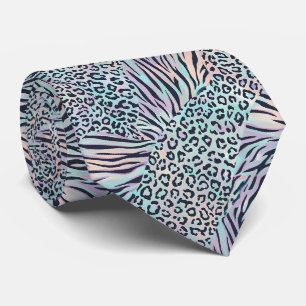 Exotic Faux Silk   Luxury Wild Animal Gentleman's Tie