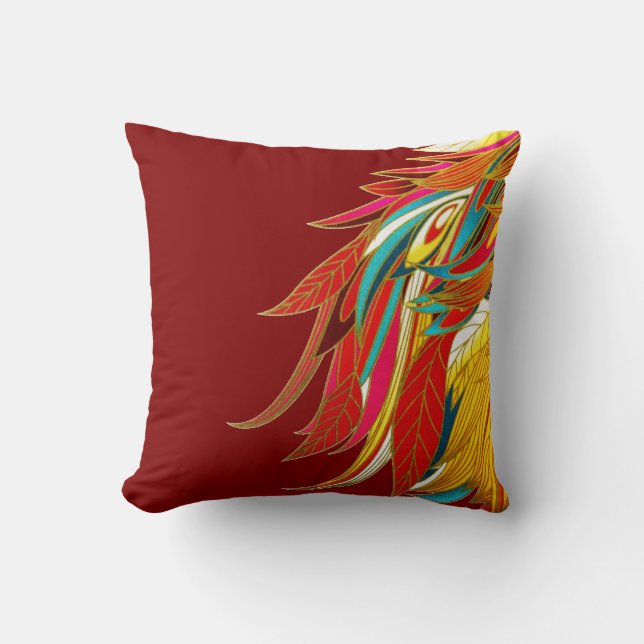 Exotic Feathers Cushion (Front)