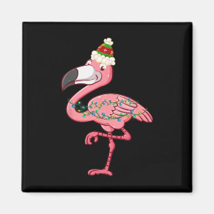 Exotic Flamingo Xmas Lights Hawaiian Christmas In Magnet