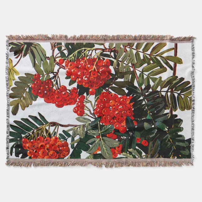 Exotic Flora #5 at SunshineDazzle Throw Blanket (Front)