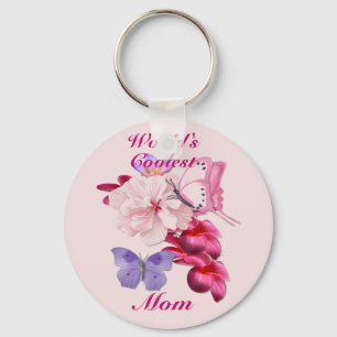 Exotic Floral for Mum Key Ring