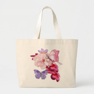 Exotic Floral for Mum Large Tote Bag