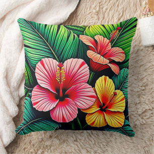 Exotic Flower Garden Dreams Cushion