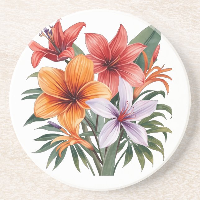 Exotic Flowers – Coasters (Front)