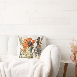 Exotic Flowers for Seasonal Home Decor Cushion