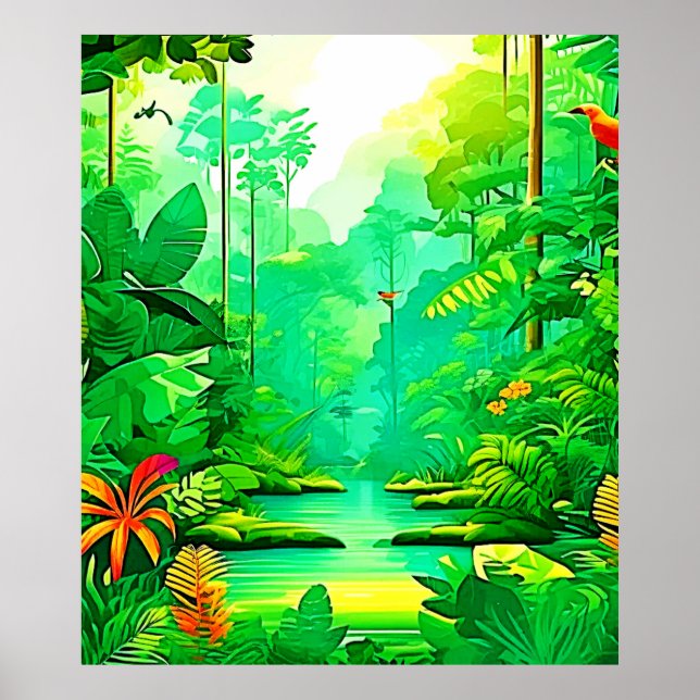 Exotic Forest Design Poster (Front)