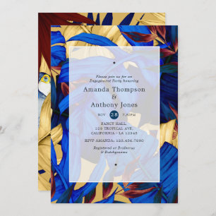 Exotic Forest Engagement Party Invitation