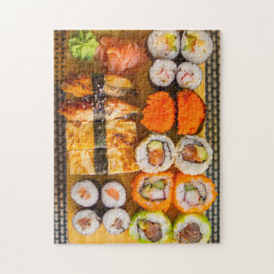 Exotic Fresh Sushi Plate Jigsaw Puzzle