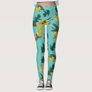 Exotic Frogs Pattern Leggings