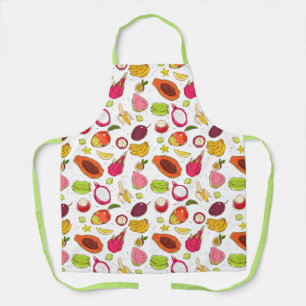 Exotic Fruit Pattern Apron
