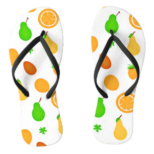 Exotic Fruits Pattern Design Thongs