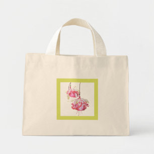 Exotic Fuchsias on a Tiny Tote
