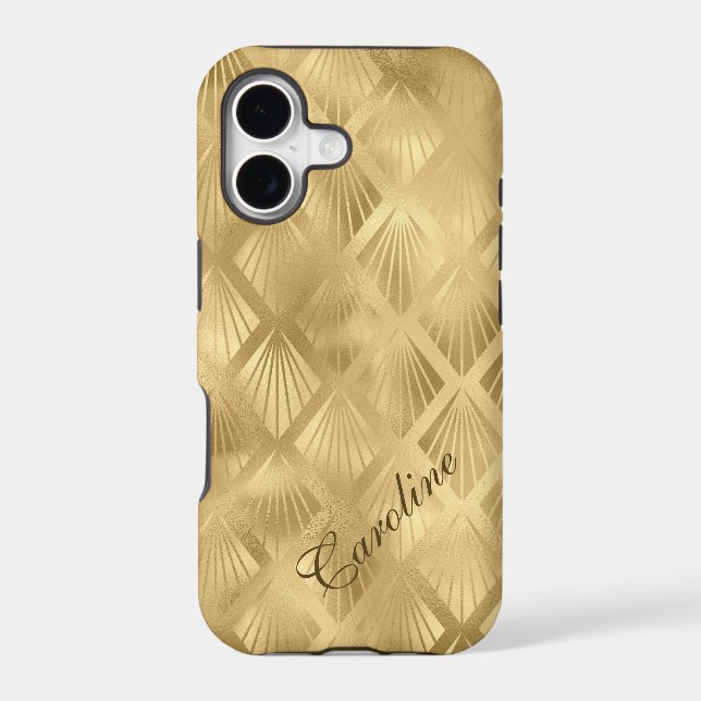 Exotic Gold Geometric Elegant Pattern (Back)