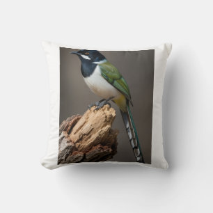 Exotic Green Jay Bird Wildlife Fleece Baby Blanket Cushion