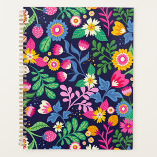 Exotic Hand Painted Floral Pattern-48330 Planner