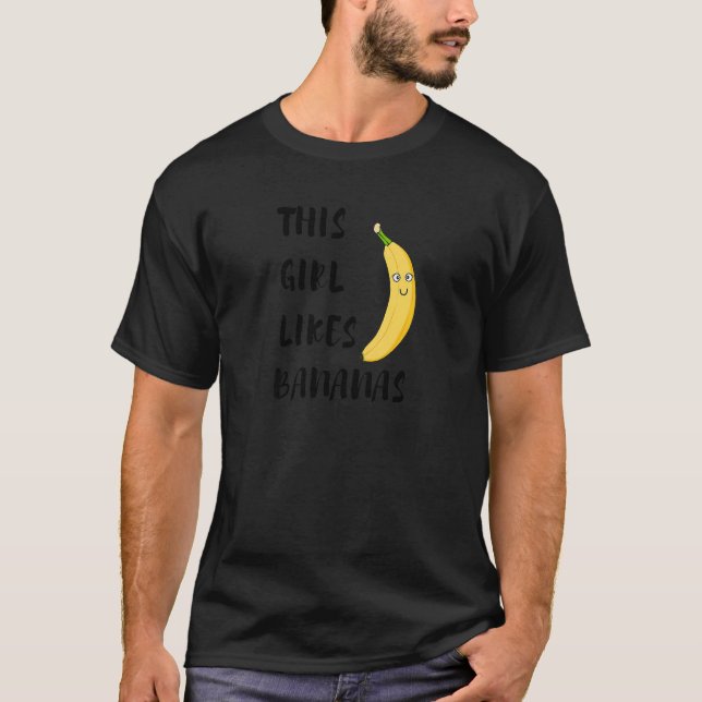 Exotic Healthy Fruits Bananas Ironic Quote T-Shirt (Front)