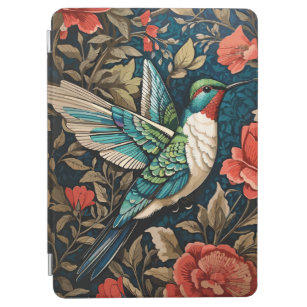 Exotic Hummingbird William Morris Inspired Floral iPad Air Cover