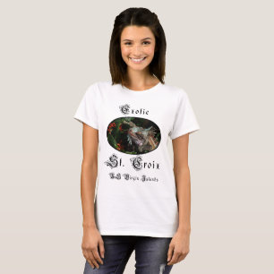 Exotic Iguana Tropical St. Croix USVI T-Shirt