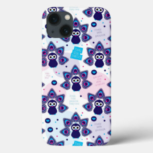 exotic india peacock pattern iPhone 13 case