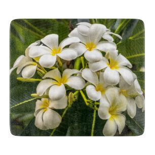 Exotic Island Plumeria Cutting Board