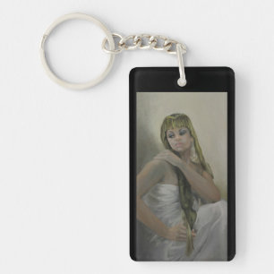 Exotic Jewel II Rectangle Keychain