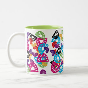 Exotic Kiwi Cocktail (Spain & New Zealand) Two-Tone Coffee Mug