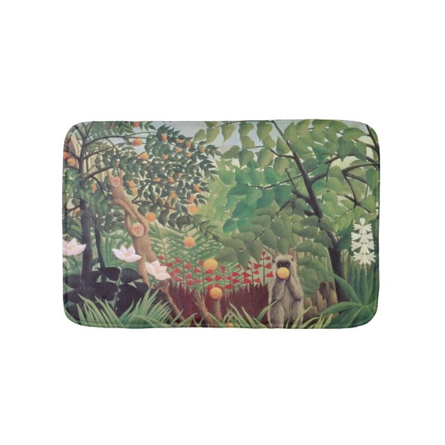 Exotic Landscape, 1910 Bath Mat (Front)