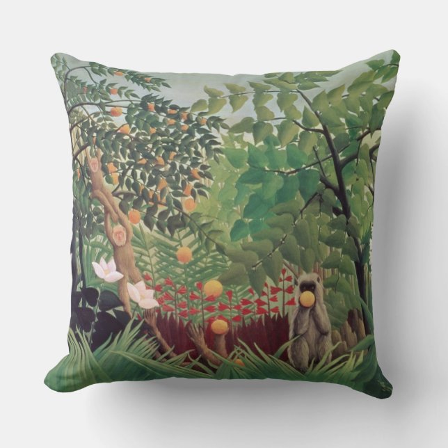 Exotic Landscape, 1910 Cushion (Front)