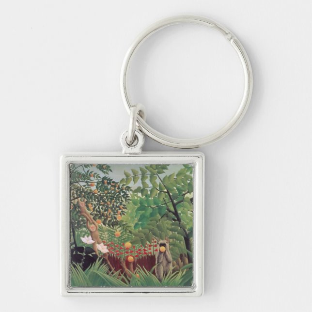 Exotic Landscape, 1910 Key Ring (Front)