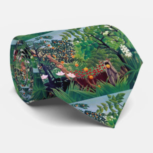 "Exotic Landscape", Henri Rousseau Tie