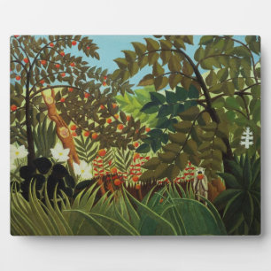 Exotic landscape plaque
