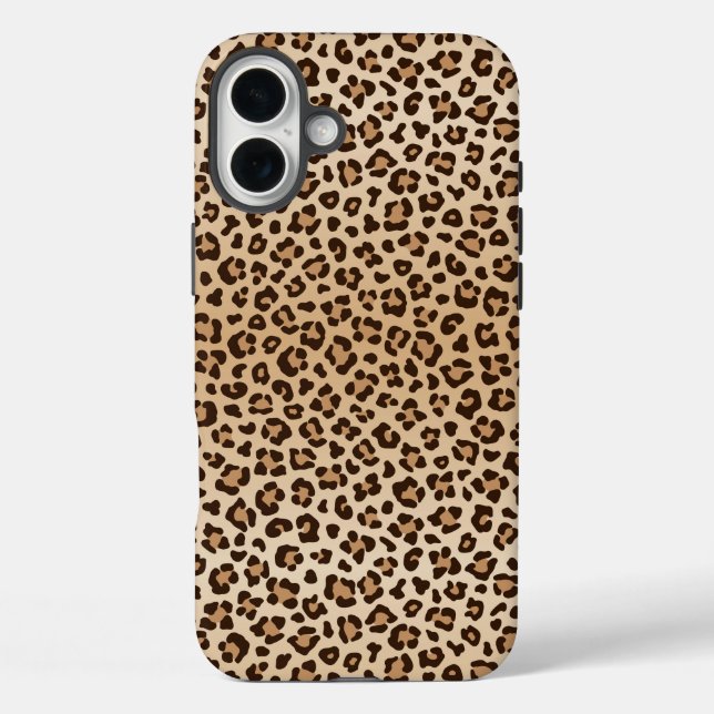 Exotic Leopard print pattern design Case-Mate iPhone Case (Back)