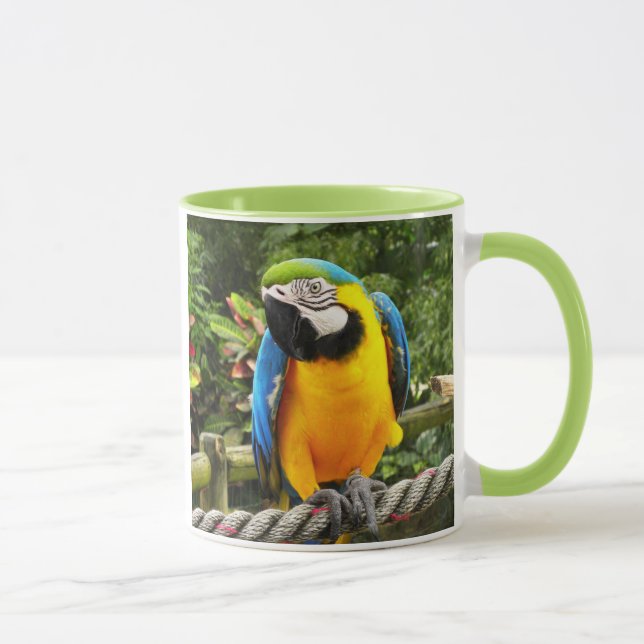 Exotic Macaw Parrot Mug (Right)