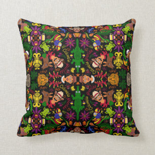 Exotic, magic and charming Colombia pattern design Cushion