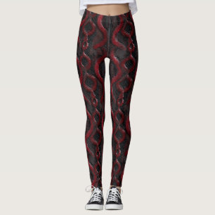 Exotic Motif Flower Couple Gift  Running Leggings