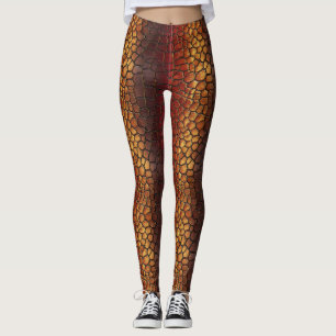 Exotic Motif Flower Couple Gift Workout Leggings