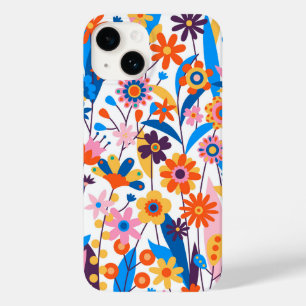 Exotic Multicolored Floral Background-32939 Case-Mate iPhone 14 Case