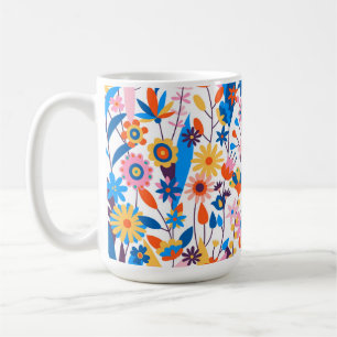 Exotic Multicolored Floral Background-32939 Coffee Mug